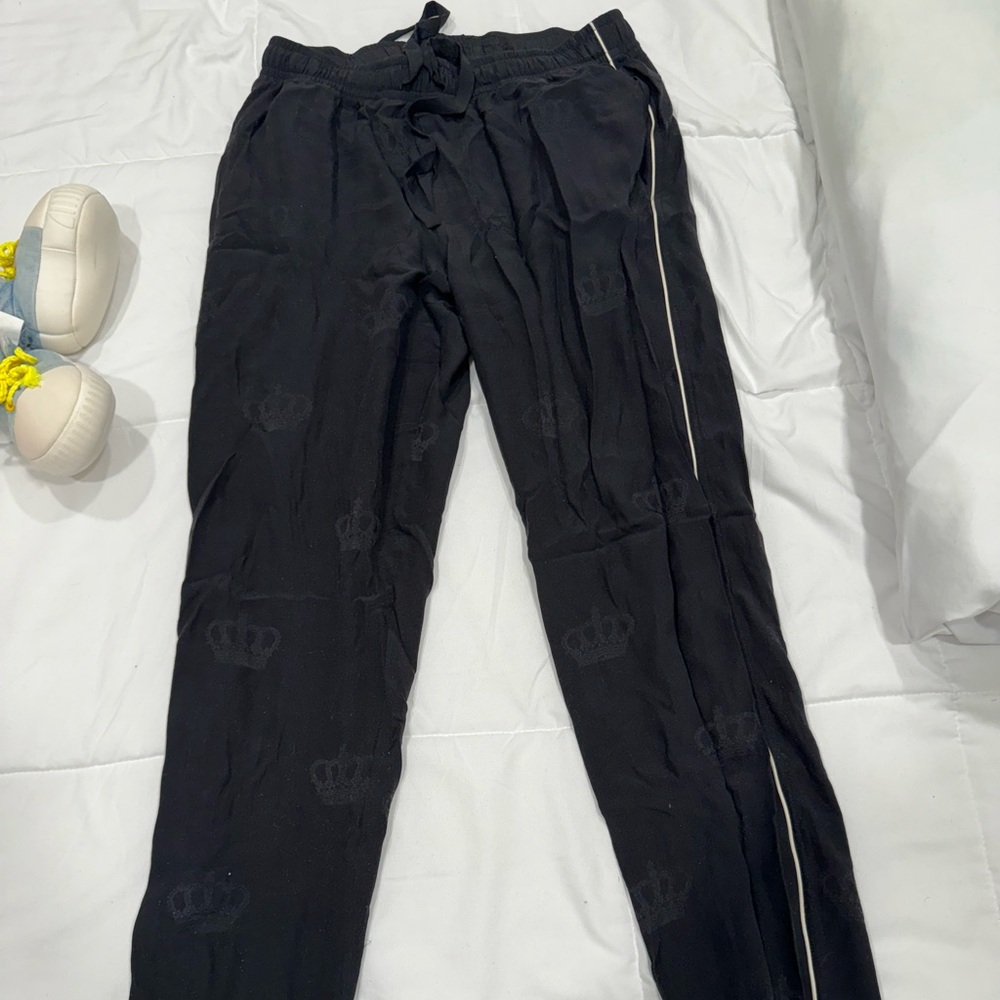 Dolce Gabbana Silk Trousers men joggers pants